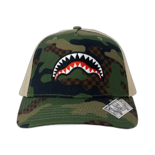 Sprayground Shark Patch Baseball Cap