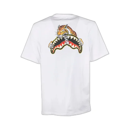 Sprayground Tiger-Printed Crewneck T-Shirt