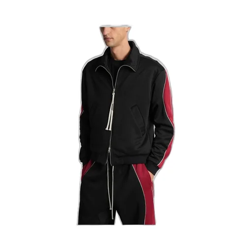 State Of Order High Collar Panelled Sweatshirt