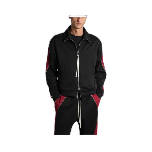 State Of Order High Collar Panelled Sweatshirt