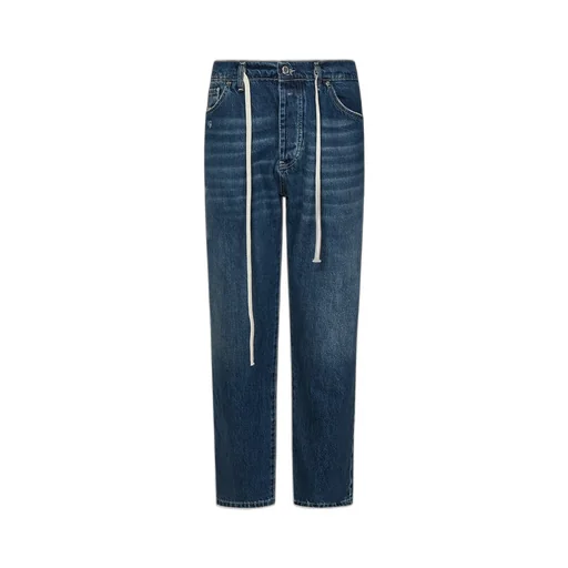 State Of Order Logo-Patch Tie Fastened Jeans
