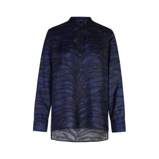 Stella Mccartney Tiger Printed Stitch Detailed Shirt