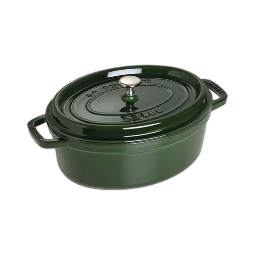 Staub Logo Embossed Oval Pot