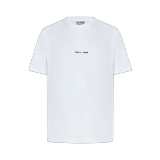 State Of Order Logo Print Crewneck T-Shirt