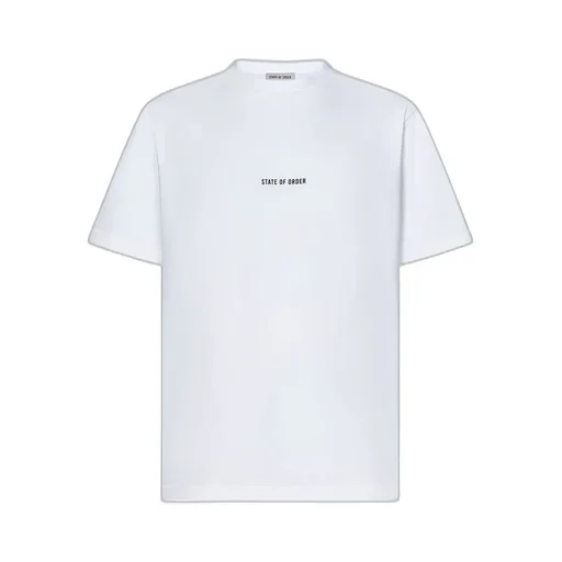 State Of Order Logo Print Crewneck T-Shirt