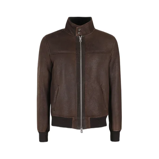Stewart Zip-Up Bomber Jacket