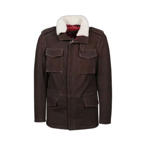 Stewart Shearling Collar Jacket