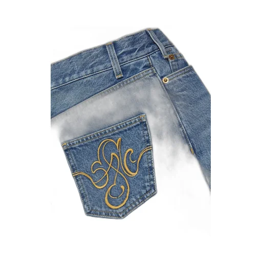 Stockholm Surfboard Club Fog Straight-Leg Jeans