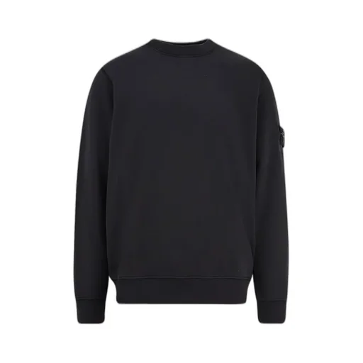 Stone Island Logo Patch Crewneck Sweatshirt