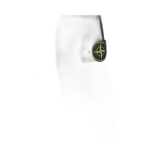 Stone Island Logo Patch Long Sleeved Shirt Jacket