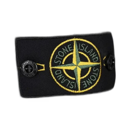 Stone Island Logo Patch Straight-Leg Trousers