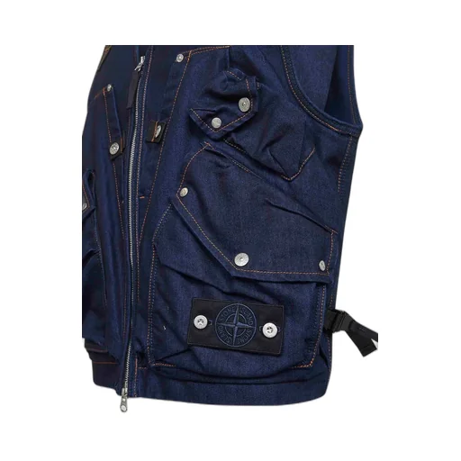 Stone Island Logo Patch Waistcoat