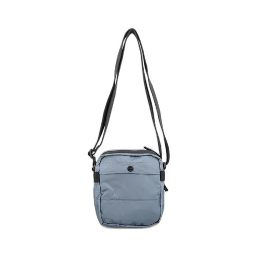 Stone Island Logo Patch Zipped Messenger Bag