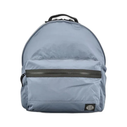 Stone Island Logo Patch Zipped Backpack