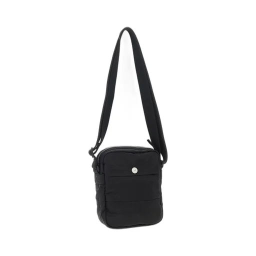 Stone Island Logo Patch Zipped Messenger Bag