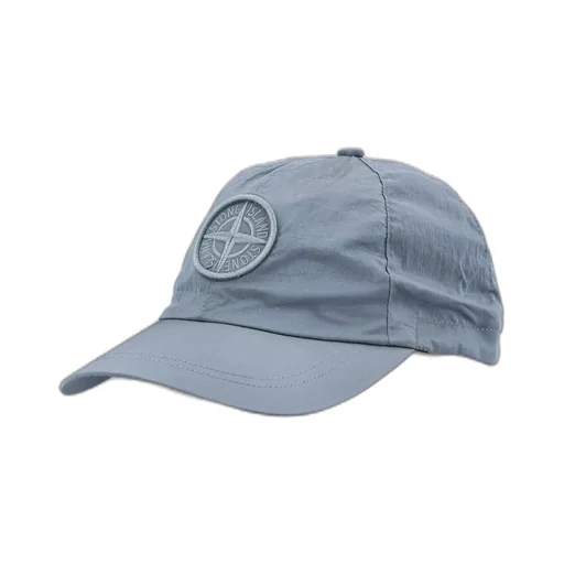 Stone Island Logo Embroidered Curved Peak Baseball Cap
