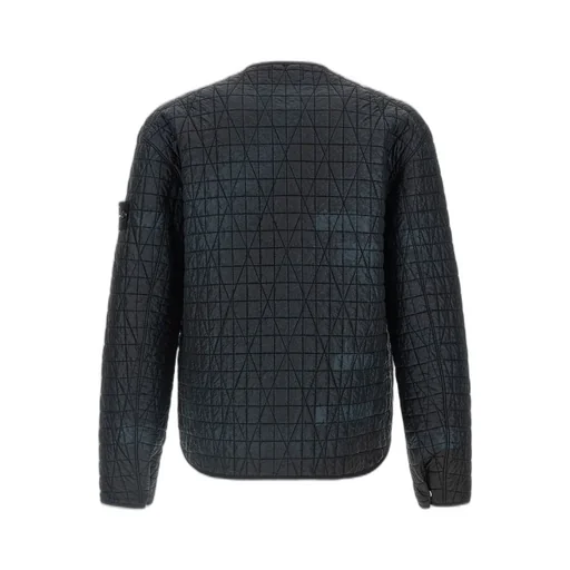 Stone Island Quilted Buttoned Jacket