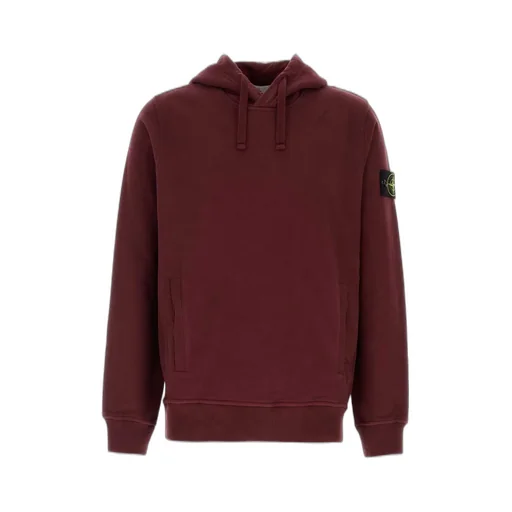 Stone Island Logo Patch Drawstring Hoodie