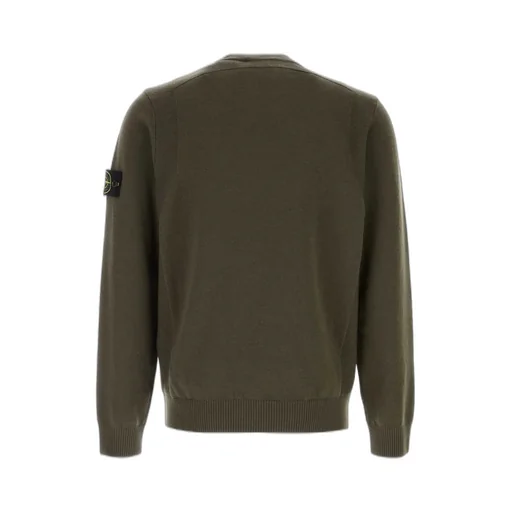 Stone Island Logo Patch Crewneck Jumper