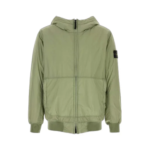 Stone Island Logo Patch Zipped Jacket