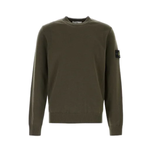Stone Island Logo Patch Crewneck Jumper