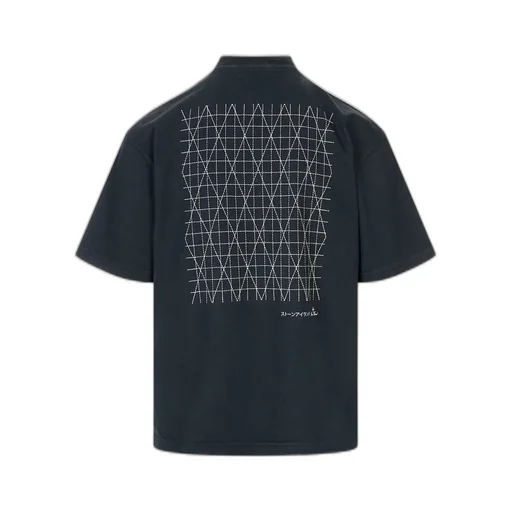 Stone Island Logo Printed Short-Sleeved T-Shirt