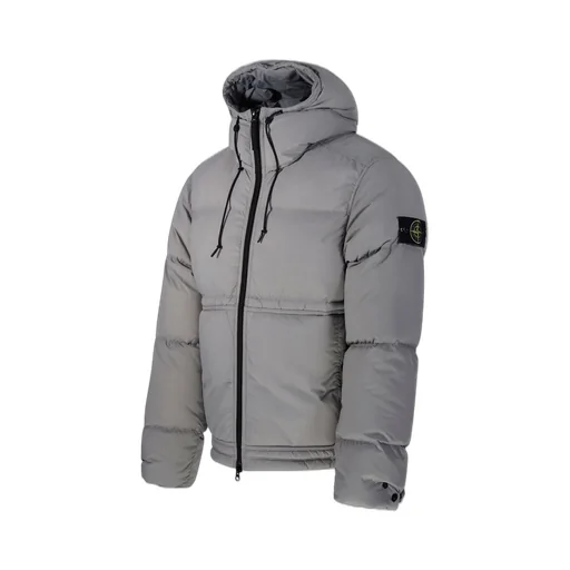 Stone Island Drawstring Hooded Down Jacket