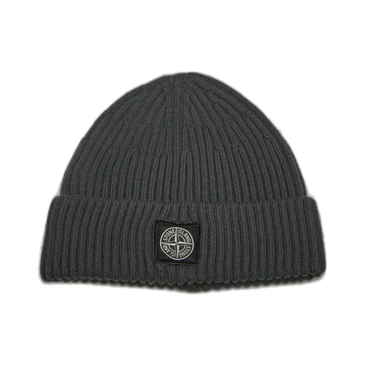 Stone Island Compass Logo Patch Beanie