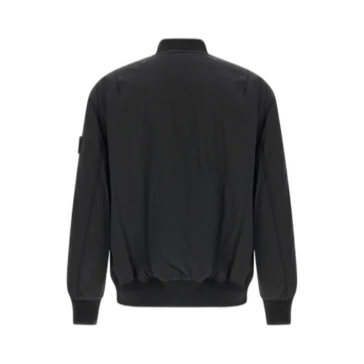 Stone Island Logo Patch Zipped Bomber Jacket