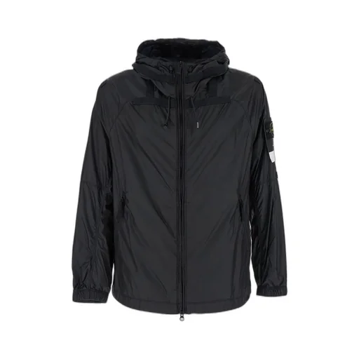 Stone Island Logo Patch Hooded Jacket