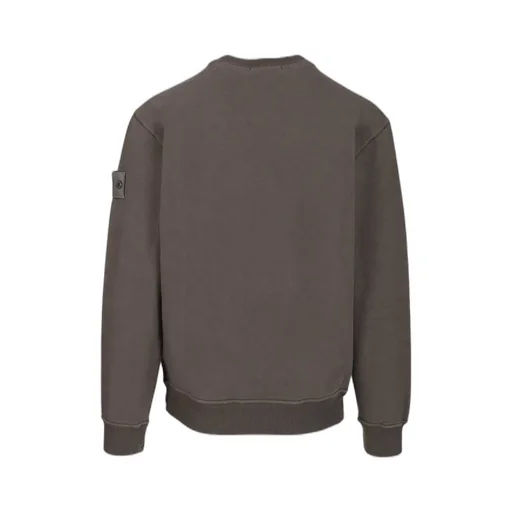 Stone Island Logo Patch Crewneck Sweatshirt