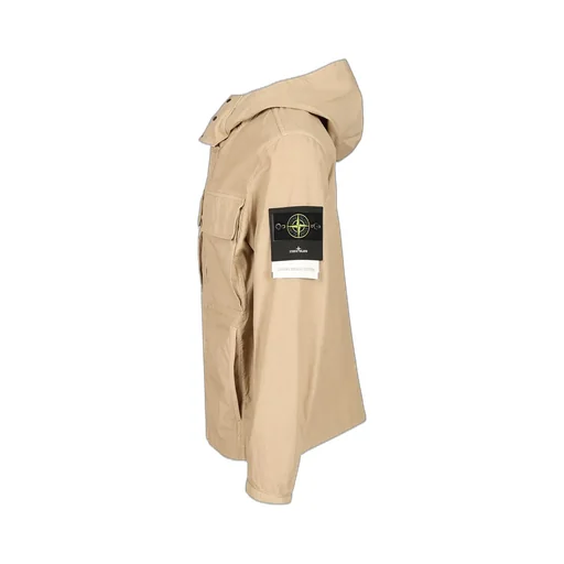 Stone Island Logo Patch Hooded Jacket