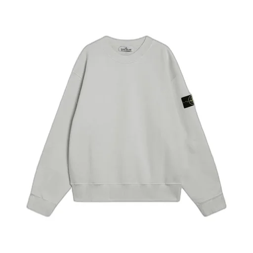Stone Island Logo Patch Crewneck Sweatshirt