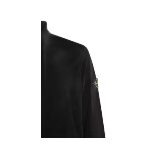 Stone Island Compass Patch Zip Up Sweatshirt
