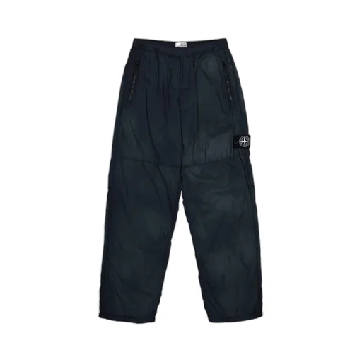 Stone Island Logo Patch Loose Fit Trousers