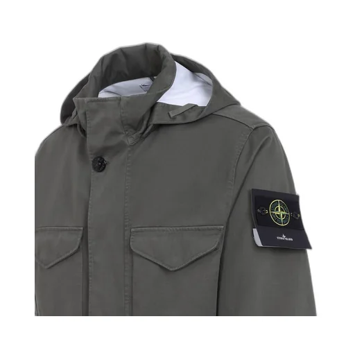 Stone Island Compass Patch Hooded Jacket