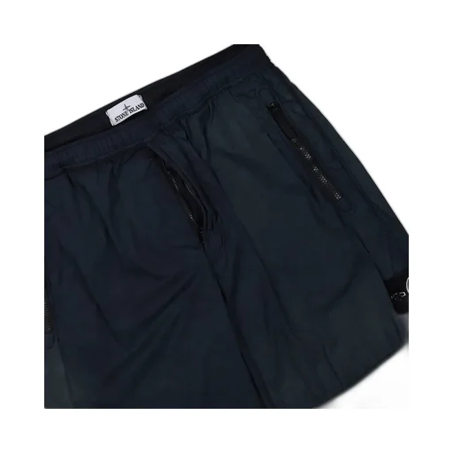 Stone Island Logo Patch Loose Fit Trousers