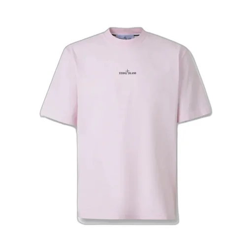 Stone Island Logo Printed Crewneck T-Shirt