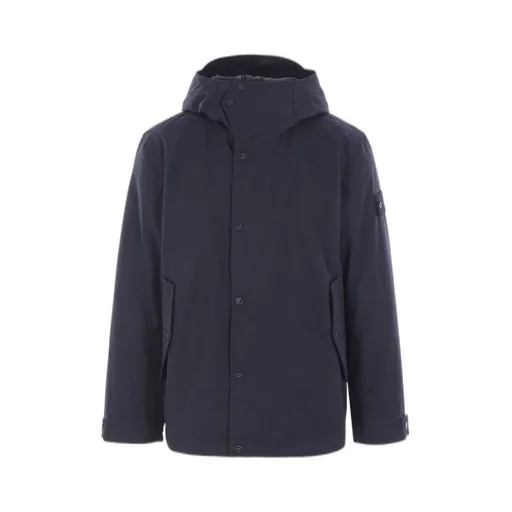 Stone Island Logo Patch Hooded Jacket