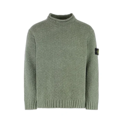 Stone Island Logo Patch Crewneck Sweater