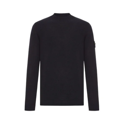 Stone Island Logo Patch Crewneck Jumper