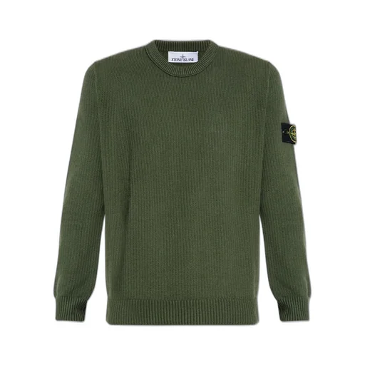 Stone Island Logo Patch Crewneck Sweatshirt