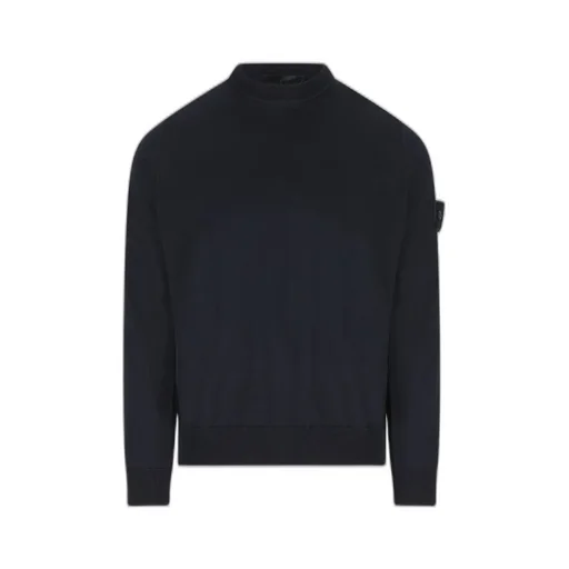 Stone Island Compass Patch Crewneck Jumper
