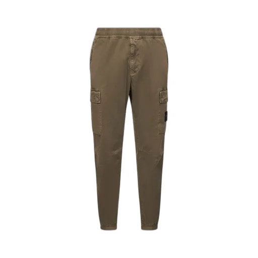 Stone Island Logo Patch Cargo Trousers