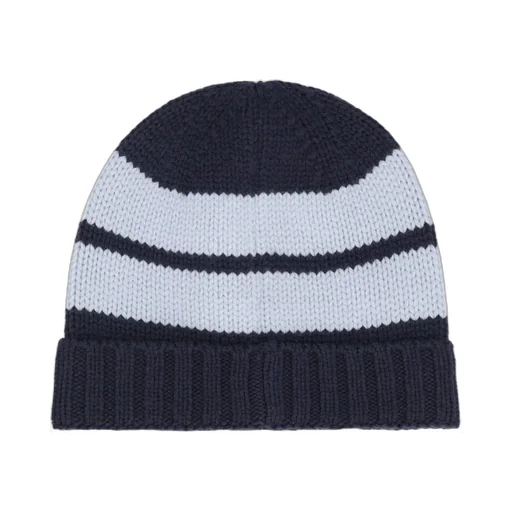 Stone Island Striped Knitted Beanie