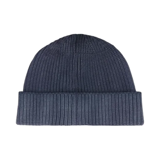 Stone Island Logo Patch Knitted Beanie