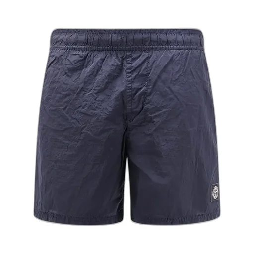 Stone Island Compass-Patch Swim Shorts