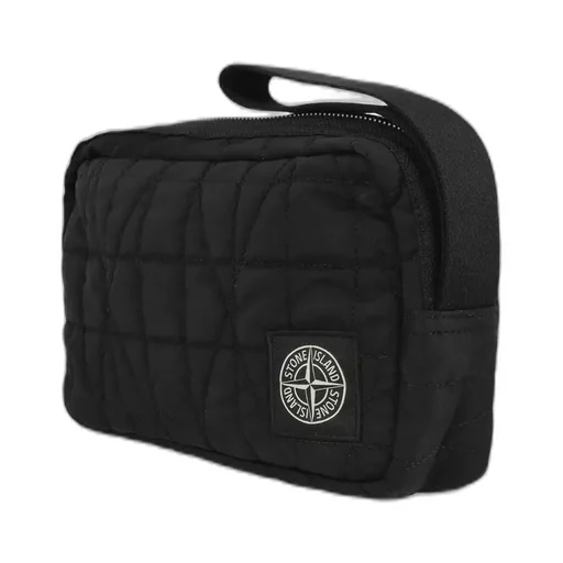 Stone Island Logo Patch Zipped Wrist Pouch