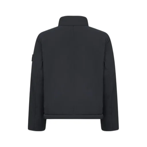 Stone Island Logo Patch High Neck Jacket