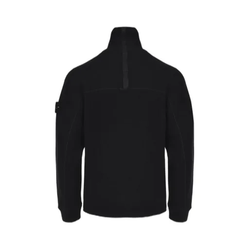 Stone Island Logo Patch Roll Neck Jumper